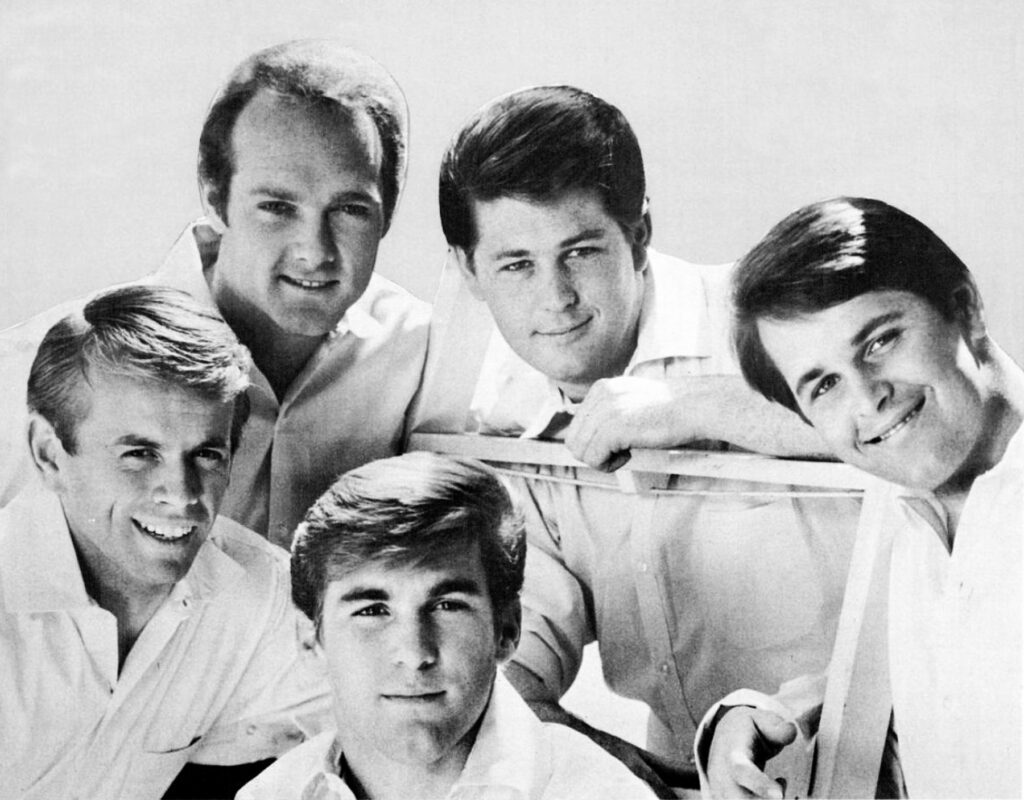 Beach Boys 1965 mit Brian Wilson.