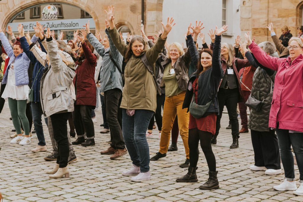 Deutsche Alzheimer Flashmob in Fürth