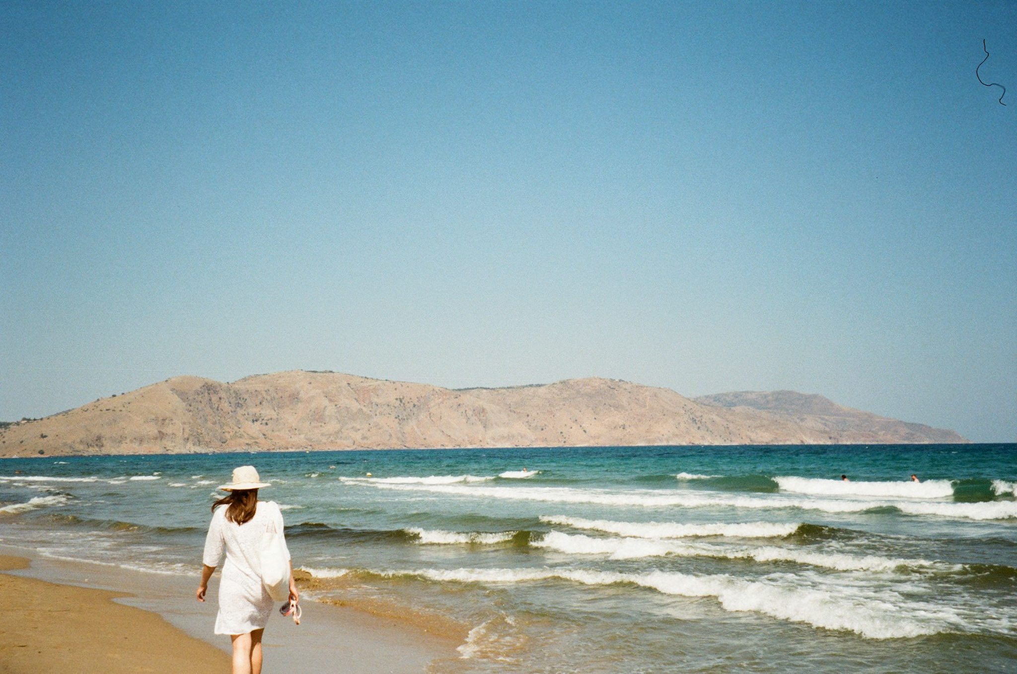 Frau am Meer