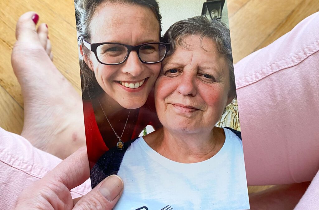 Peggy Elfmann und ihre Mutter